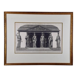 Piranesi Etching of Ancient Roman Architectural Objects, "A Sua Eccellenza", 1778 For Sale