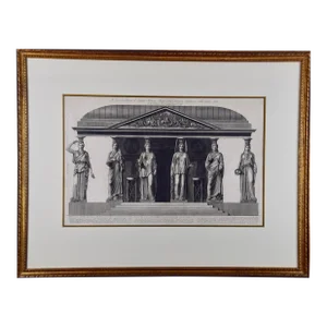 Piranesi Etching of Ancient Roman Architectural Objects, "A Sua Eccellenza", 1778