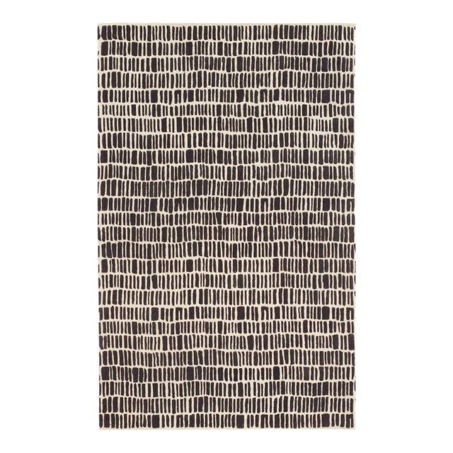 Marie Flanigan for Dash & Albert Roark Charcoal Tufted Wool Rug, 3' x 5' For Sale