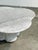 Gae Aulenti Italian Scalloped Carrara Marble Coffee Table by Gae Aulenti, 1980s For Sale - Image 4 of 12