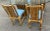Vintage Boho Chic Glass and Bamboo Table Set - 5 Pieces For Sale In Orlando - Image 6 of 13