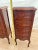 Antique Pair of French Nightstands Bedside Tables Five Hand Carved Drawers For Sale - Image 10 of 13
