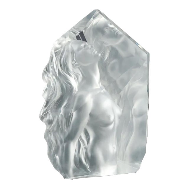 Frederick Elliot Hart (American 1943-1999), Exaltation, Intaglio Acrylic Sculpture, Signed and Numbered For Sale