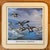 Paper Vintage Traditional Duck Goose Waterfowl Coasters - Sset of 6 For Sale - Image 7 of 11