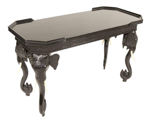 Anglo-Indian Gampel Stoll Elephant Table