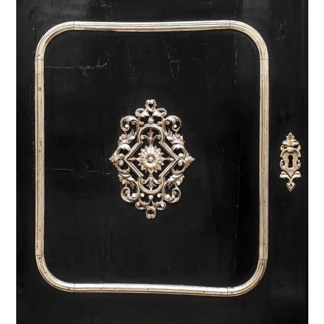 Late 19th Century Napoleon III Ebonized Meuble d'Appui Cabinet For Sale - Image 5 of 9