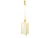 Gilt Metal and Etched Glass Pendant Lamp by Oscar Torlasco for Lumi, 1960s For Sale - Image 15 of 15
