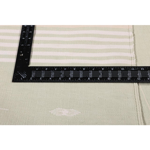 Textile Vintage Indian Dhurrie Rug, 07'02 X 10'02 For Sale - Image 7 of 10