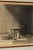 Brown Sidney Goodman Charcoal Drawing, 'Interior with Figure' For Sale - Image 8 of 18