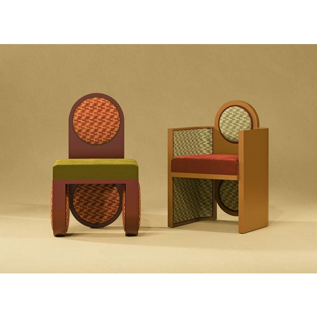 Fyoo Cher Dining Chair by Malabar For Sale - Image 4 of 12