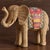 Arts & Crafts 2020s Woven Rattan Elephant Sculpture Set For Sale - Image 3 of 4