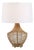 Woven Wicker Gia Table Lamp For Sale