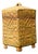 Vintage Textured Ceramic Lidded Box For Sale