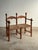 Charles Dudouyt Vintage Sculptural Turned Wood Double Bench With Woven Rope Seat, C. 1950s For Sale - Image 4 of 14