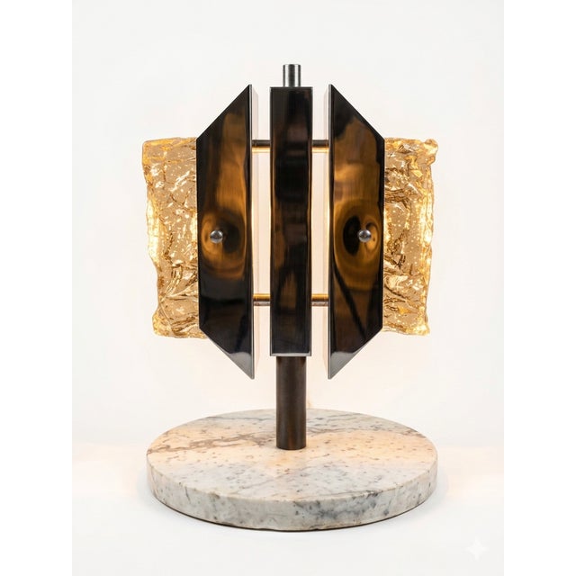 1970s Italian Murano Glass Table Lamp, 1970s For Sale - Image 5 of 7