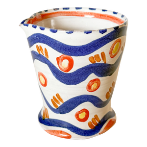 Late 20th Century Whimsical Studio Pottery Creamer Pitcher