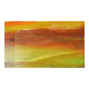 Vintage Mid 20th Century Abstract Landscape Collage