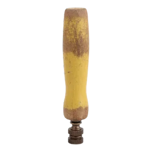Farmhouse Style Distressed Wood Lamp Finial