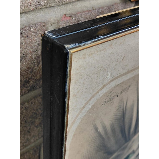 Framed Signed Louis Stanislas Marin-Levigne Lithograph and Print No. 5 For Sale - Image 9 of 9