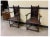 Wood Antique Neo-Gothic Armchairs, 1880 For Sale - Image 7 of 8