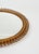 Mid-Century Round Rattan and Bamboo Wall Mirror in the style of Franco Albini, Italy, 1960s For Sale - Image 6 of 12
