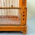 Art Deco Orange Japanned Metal Bird Cage, Hand-Painted, Circa 1900-1920 For Sale - Image 9 of 18