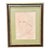 Signed 19th Century Profile Portrait Drawing of a Bearded Man For Sale