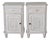 Pair of Swedish Neoclassical Painted Nightstands, circa 1880 For Sale
