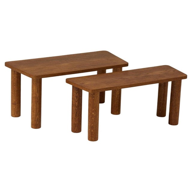 Mid-Century Modern Wood Coffee Tables, 1950, Set of 2 For Sale - Image 18 of 18