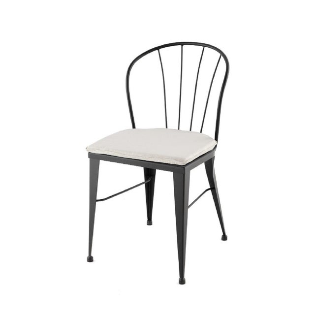 About Pair of two garden chairs in brown wrought iron. Additional Options - Colors : black, shine white, antic white,...