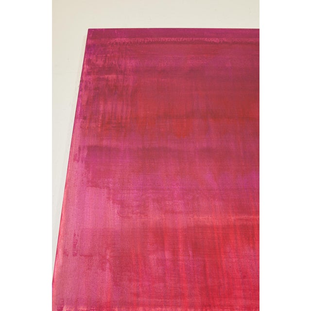 "Observations in the Desert / Red Over Red" - Large Abstract Acrylic Painting by Simon Findlay For Sale - Image 17 of 18