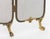 French Louis XV Style Brass Tri-Fold Firescreen For Sale - Image 3 of 8
