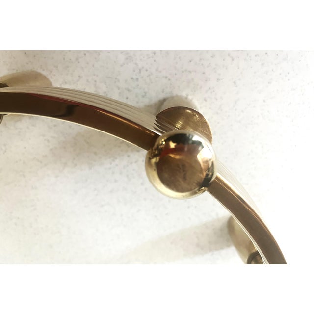 Art Decor Dirilyte Bronze/Brass Curved Candleholder - 1930's-1940's For Sale - Image 10 of 10