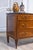 Italian Piemontese 1890s Three-Drawer Walnut Commode with Dark Green Marble Top For Sale - Image 10 of 18