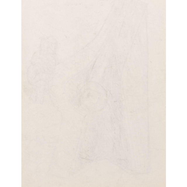 1960s Seymour Lipton Sculpture Study Sketch, 1964 For Sale - Image 5 of 5
