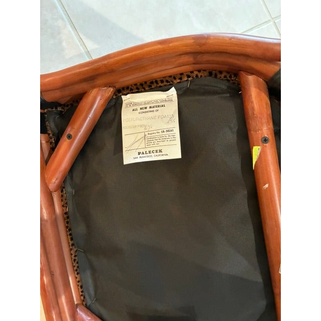 Palecek Designer Bar Stools- Vintage For Sale In Miami - Image 6 of 12