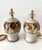 Mid-Century Modern 1970s Hand Thrown Stoneware Lamps With Floral Motif - a Pairf For Sale - Image 3 of 15
