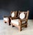 Brutalist Brutalist Oak Lounge Chairs, Belgium, 1960s, Set of 2 For Sale - Image 3 of 18