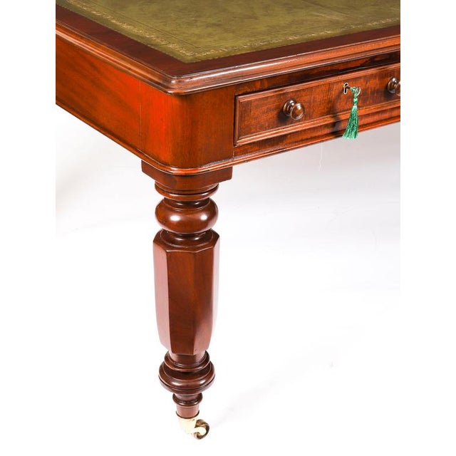 Antique 19th Century Partners Writing Desk For Sale - Image 10 of 18