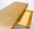 Mid-Century Modern Lucite Base Faux Snake Skin Sculptural Shape One-Drawer Writing Table Desk For Sale - Image 3 of 13