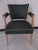 Desk Chair with Green Leather Seat and Light Piping, 1930s For Sale - Image 10 of 12