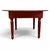 Mid-Century Hand-Painted Magnolia Round Farmhouse Dining Table, 57 Inch For Sale - Image 9 of 15