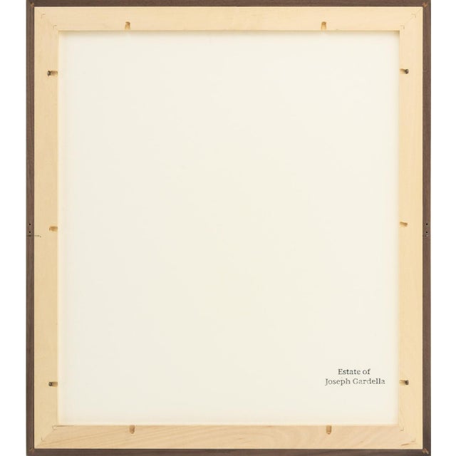 Paper Joseph Lawrence Gardella Geometric Mixed Media For Sale - Image 7 of 8