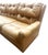 This comfortable vintage leather sofa from Hickory, North Carolina is a light tan color. We've reconditioned the leather,...