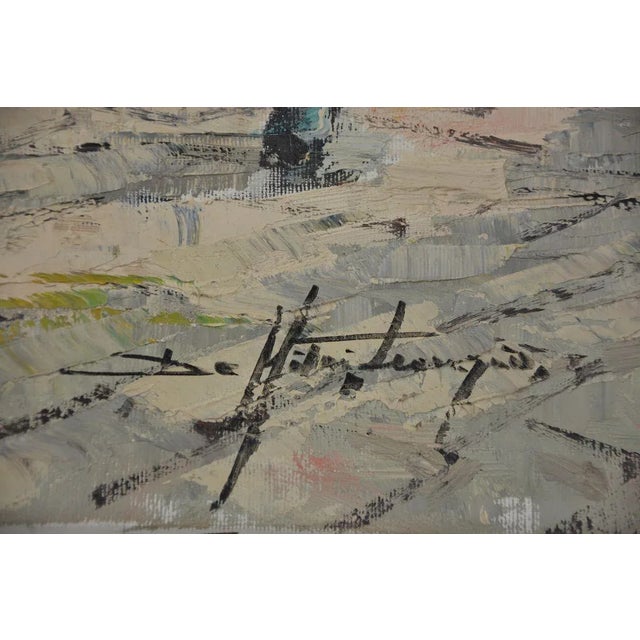 The Market is an artwork realized in the half of XX century by Leonzio De Mitri. Original oil painting on canvas The...