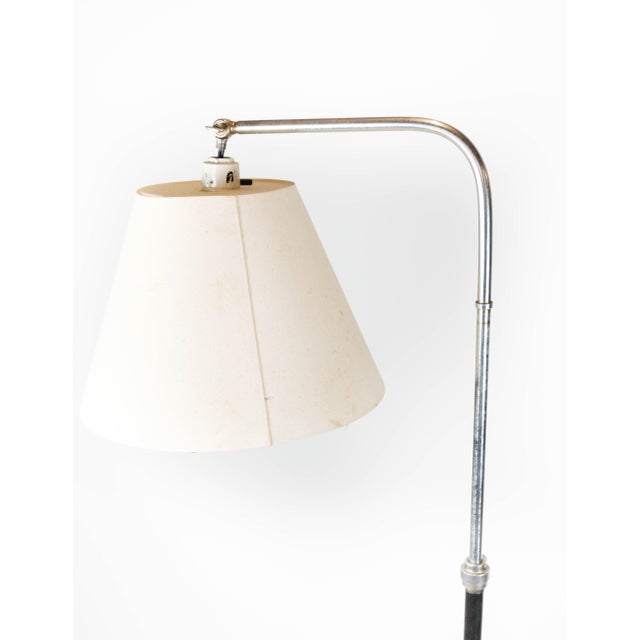 1960s Floor Lamp of Chrome and Black Painted Metal, 1970s For Sale - Image 5 of 8