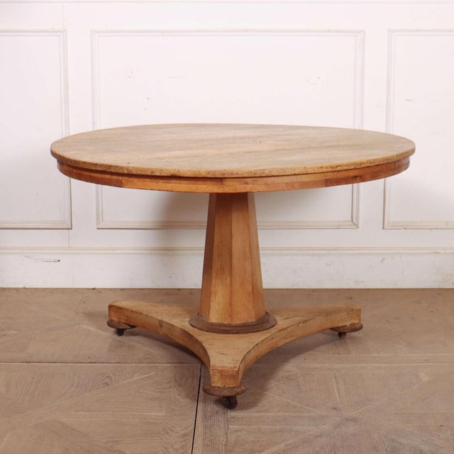Wood English Pine Breakfast Table For Sale - Image 7 of 7