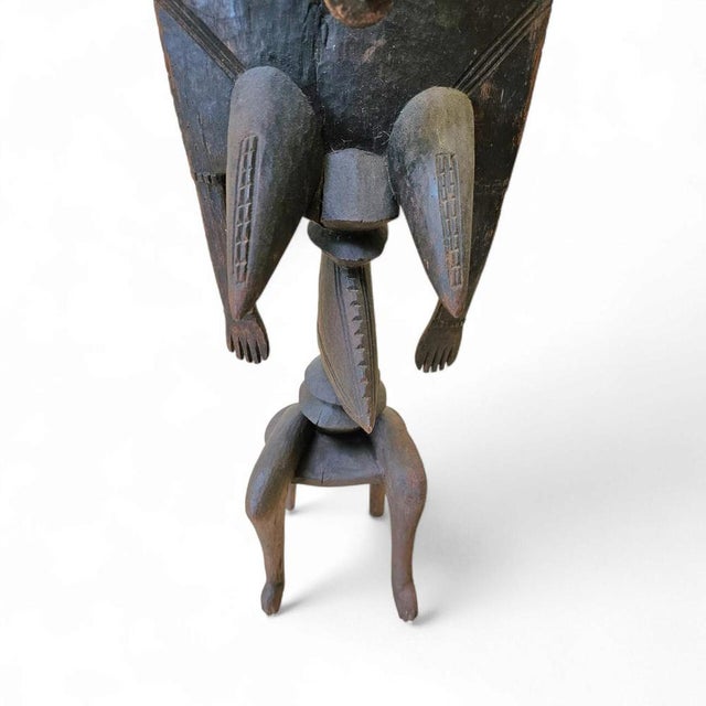 Vintage African Figure Sculpture, 1960s For Sale - Image 4 of 16