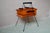 1960s French Sewing Box with Compass Feet, 1960s For Sale - Image 5 of 16