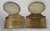 Antique Chinese Carved Jade Bookends With Brass Floral Bases — Scholar Motif Pair For Sale - Image 14 of 14
